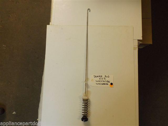 WHIRLPOOL/MAYTAG WASHERW10440786 W10368626 Damper Rod Assembly, Tub Suspension WHIRLPOOL/MAYTAG WASHERW10440786 W10368626 Damper Rod Assembly, Tub Suspension